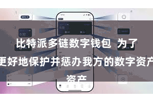 比特派多链数字钱包  为了更好地保护并惩办我方的数字资产