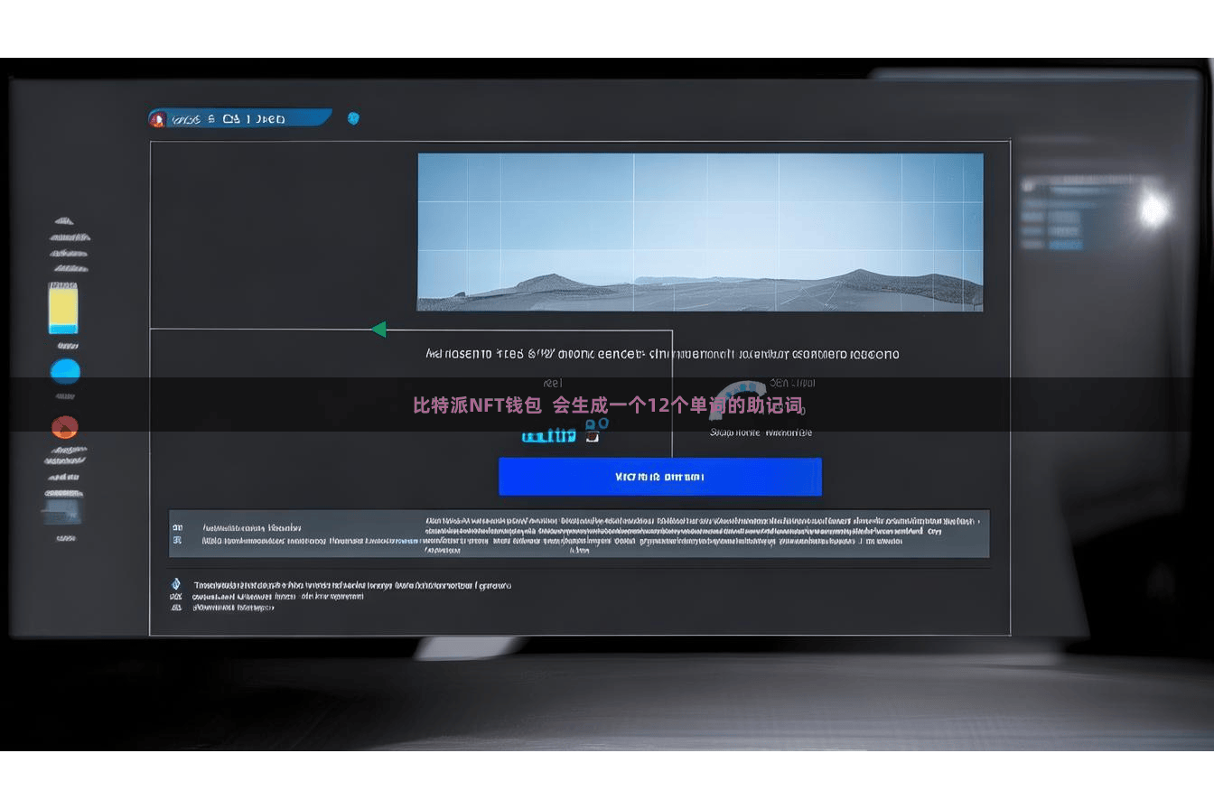 比特派NFT钱包  会生成一个12个单词的助记词