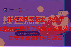 比特派钱包安全  为数字金钱的开放和来往提供了愈加安全高效的治理决策